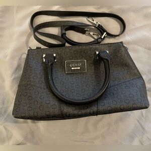 GUESS Charcoal Satchel